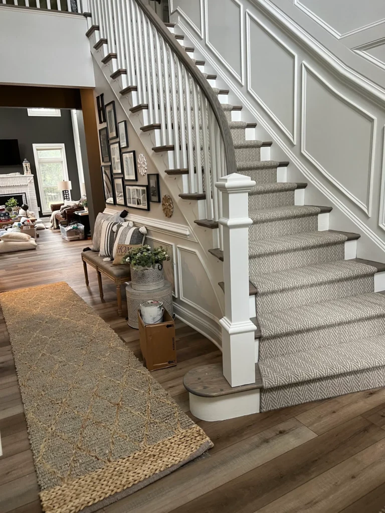 Residential stairs flooring Residential stairs flooring