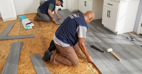 LVT Floor Installation