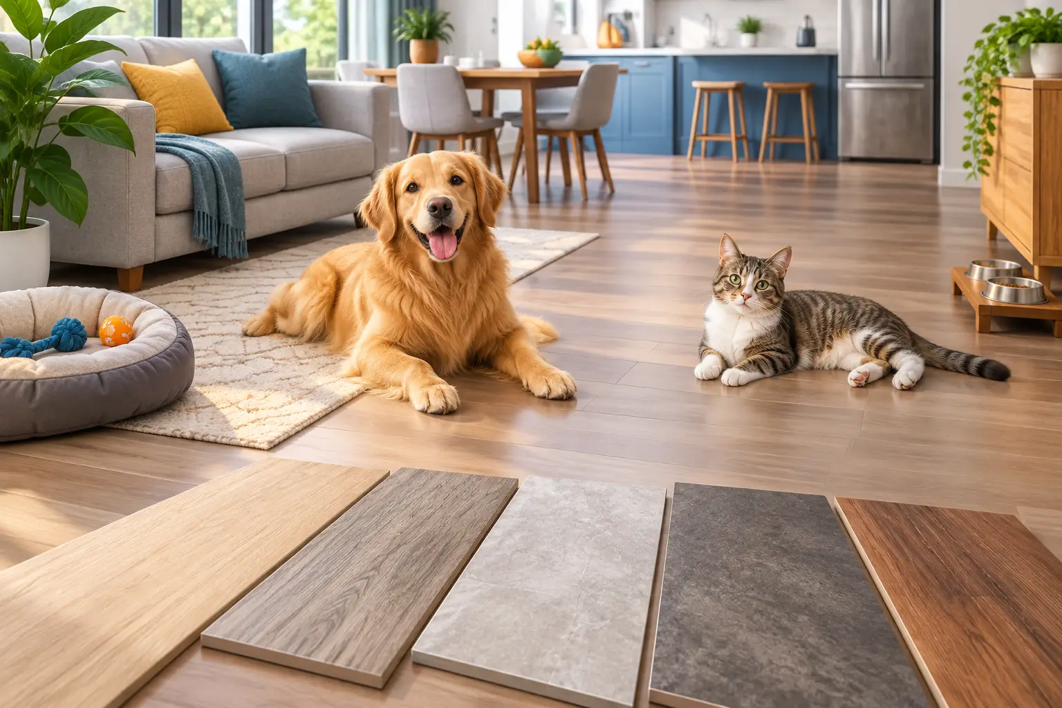 Pet Friendly Flooring Options for Busy Homes